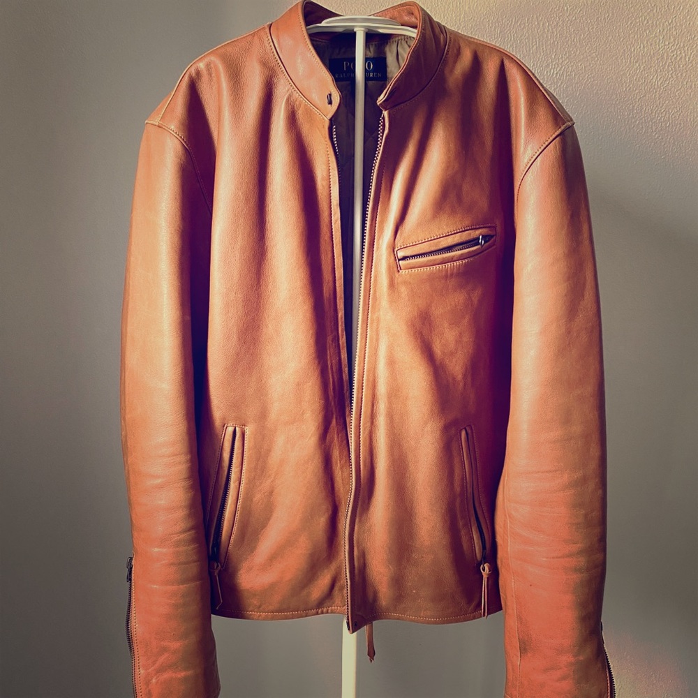 Ralph Lauren Leather Motorcycle Jacket